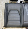 2022-2025 Volkswagen MK8 Golf R OEM Titan Black Leather Rear Seat Set w/ Blue Stitching / Upper & Lower  /   M8R01