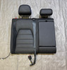 2022-2025 Volkswagen MK8 Golf R OEM Titan Black Leather Rear Seat Set w/ Blue Stitching / Upper & Lower  /   M8R01