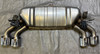 2022-2025 Volkswagen MK8 Golf R OEM Valved Exhaust Muffler w/ Tips / 19K M8R01