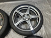 2004 Mazdaspeed Miata 17" RacingHart Wheels Rims w/ Tires / *Minor Bends* / Set of 4 / NB274