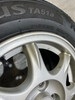 1994-1997 Mazda Miata 14x6" Enkei Solid Spoke Wheels Rims w/ Tires / Pair / NA115