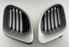 2000-2002 Porsche 986 Boxster Rear Quarter Panel Vents / Pair / Arctic Silver Metallic  BX069