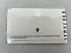 2001 Porsche 986 Boxster Factory Owner's Manual w/ Case /   BX069