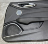 2017-2021 Alfa Romeo Giulia Interior Door Panels / Set of 4 / Black Leather /   AG006