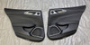 2017-2021 Alfa Romeo Giulia Interior Door Panels / Set of 4 / Black Leather /   AG006