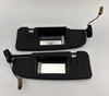 2017-2022 Alfa Romeo Giula OEM Sun Visors w/ Homelink / Black / Pair / AG006