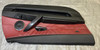 2003-2008 E85 BMW Z4 Interior Door Panels / Dream Red Oregon Leather / Pair /   Z4064