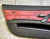 2003-2008 E85 BMW Z4 Interior Door Panels / Dream Red Oregon Leather / Pair /   Z4064