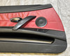 2003-2008 E85 BMW Z4 Interior Door Panels / Dream Red Oregon Leather / Pair /   Z4064