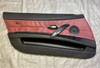 2003-2008 E85 BMW Z4 Interior Door Panels / Dream Red Oregon Leather / Pair /   Z4064