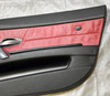 2003-2008 E85 BMW Z4 Interior Door Panels / Dream Red Oregon Leather / Pair /   Z4064