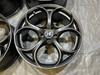 2017-2022 Alfa Romeo Giulia Ti Sport RWD Dark 19" Wheels Rims / Set of 4 / *Minor Bends* / AG006