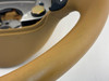 1997-2001 Porsche 986 Boxster / 996 911 Savannah Beige Leather 4 Spoke Steering Wheel / Tiptronic /   P6020