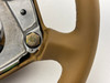 1997-2001 Porsche 986 Boxster / 996 911 Savannah Beige Leather 4 Spoke Steering Wheel / Tiptronic /   P6020