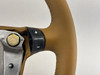 1997-2001 Porsche 986 Boxster / 996 911 Savannah Beige Leather 4 Spoke Steering Wheel / Tiptronic /   P6020