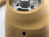 1997-2001 Porsche 986 Boxster / 996 911 Savannah Beige Leather 4 Spoke Steering Wheel / Tiptronic /   P6020