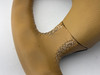 1997-2001 Porsche 986 Boxster / 996 911 Savannah Beige Leather 4 Spoke Steering Wheel / Tiptronic /   P6020