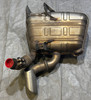 1999-2001 Porsche 996 911 Carrera 3.4l OEM Passenger Side Exhaust Muffler w/ Tip / 63K P6020