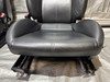 2005-2012 Porsche 997 911 / 987 Boxster / Cayman Black Leather Hard Back Sport Seats / Pair / 2 Way Power /   P7009