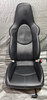 2005-2012 Porsche 997 911 / 987 Boxster / Cayman Black Leather Hard Back Sport Seats / Pair / 2 Way Power /   P7009