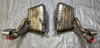 2005-2008 Porsche 997 911 Carrera 3.6l Driver & Passenger Side Exhaust Mufflers w/ Tips / Pair / 104K P7009
