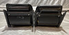 2005-2011 Lotus Elise OEM Black Leather Probax Seats w/ Rails / Pair *DAMAGE* /   LEL03