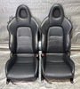 2000-2005 Honda S2000 OEM Black Leather Seats / Pair /   HS009