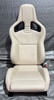 2010-2014 Lotus Evora OEM Recaro Oyster Leather Front Seats / Pair /   LEV01