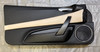 2010-2014 Lotus Evora OEM Interior Door Panels / Pair / Black w/ Oyster Leather /   LEV01