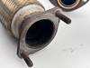 2010-2011 Lotus Evora 3.5l V6 OEM Exhaust Down Pipe Y Pipe w/ Flex Joint / 19K LEV01