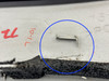 2010-2020 Nissan 370Z Convertible Driver Side A Pillar Trim Panel  / Brilliant Silver Metallic  7Z024