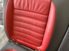 2013-2015 Volkswagen Beetle Convertible Rear Seat Set / Black Red Leatherette / VB001