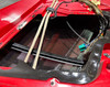 1997-2004 Chevrolet C5 Corvette Driver Door Shell / Torch Red  C5034