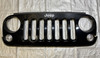 2007-2017 Jeep Wrangler JK Front Grille Panel / Black Clearcoat  JK018