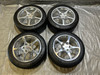 1997-2004 Chevrolet Corvette C5 OEM Chrome 5 Spoke Wheels Rims w/ Tires / Set of 4 / C5034