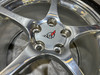 1997-2004 Chevrolet Corvette C5 OEM Chrome 5 Spoke Wheels Rims w/ Tires / Set of 4 / C5034