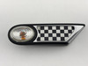 2007-2015 Mini Cooper S R56 R57 Fender Vent Trims / Side Marker Lights / Chili Red  R2034