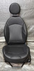 2008-2014 Mini Cooper R56 Hatchback R55 Clubman Front & Rear Seat Set / Black Leatherette /   R2034