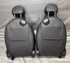 2008-2014 Mini Cooper R56 Hatchback R55 Clubman Front & Rear Seat Set / Black Leatherette /   R2034