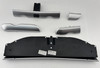 2005-2012 Porsche 987 Boxster / Cayman / 997 911 Dash Mounted Pop Out Cup Holder w/ Trim Set / Silver /   BC039
