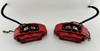 2005-2008 Porsche 987 Boxster S / Cayman S Brembo Brake Calipers / Set of 4 / Red / 74K BC039
