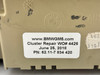2001-2006 E46 BMW M3 Instrument Gauge Cluster w/ Headlight Switch / SMG / 7834420 / 122K M3019