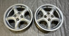1999-2002 Mazda Miata 15x6" 5 Spoke Enkei Wheels Rims / Pair / NB278