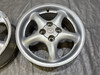 1999-2002 Mazda Miata 15x6" 5 Spoke Enkei Wheels Rims / Pair / NB278