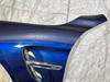 2015-2020 F82 F83 BMW M4 Driver Side Fender Panel / Tanzanite Blue Metallic  F8M07