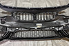 2015-2020 F80 F82 F83 BMW M3 M4 OEM Front Bumper Cover w/ Lower Grilles / Surround View Cameras / Tanzanite Blue Metallic  F8M07