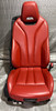 2015-2020 F83 BMW M4 Convertible Sakhir Orange Merino Leather Front Seats / Heated w/ Neck Warmer /   F8M07