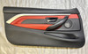 2015-2019 F82 F83 BMW M4 Interior Door Panels / Pair / Sakhir Orange Merino Leather /   F8M07