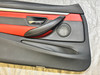 2015-2019 F82 F83 BMW M4 Interior Door Panels / Pair / Sakhir Orange Merino Leather /   F8M07