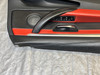 2015-2019 F82 F83 BMW M4 Interior Door Panels / Pair / Sakhir Orange Merino Leather /   F8M07